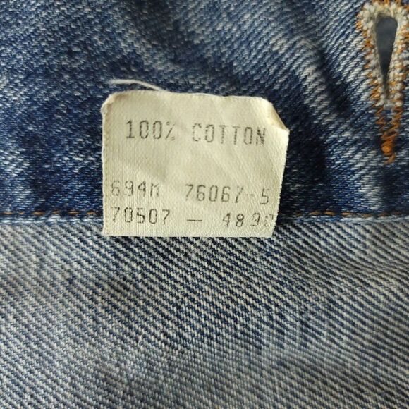 Levis Denim Trucker Jacket Vintage 90s 70507-4890 Mens Size Large - Picture 5 of 6